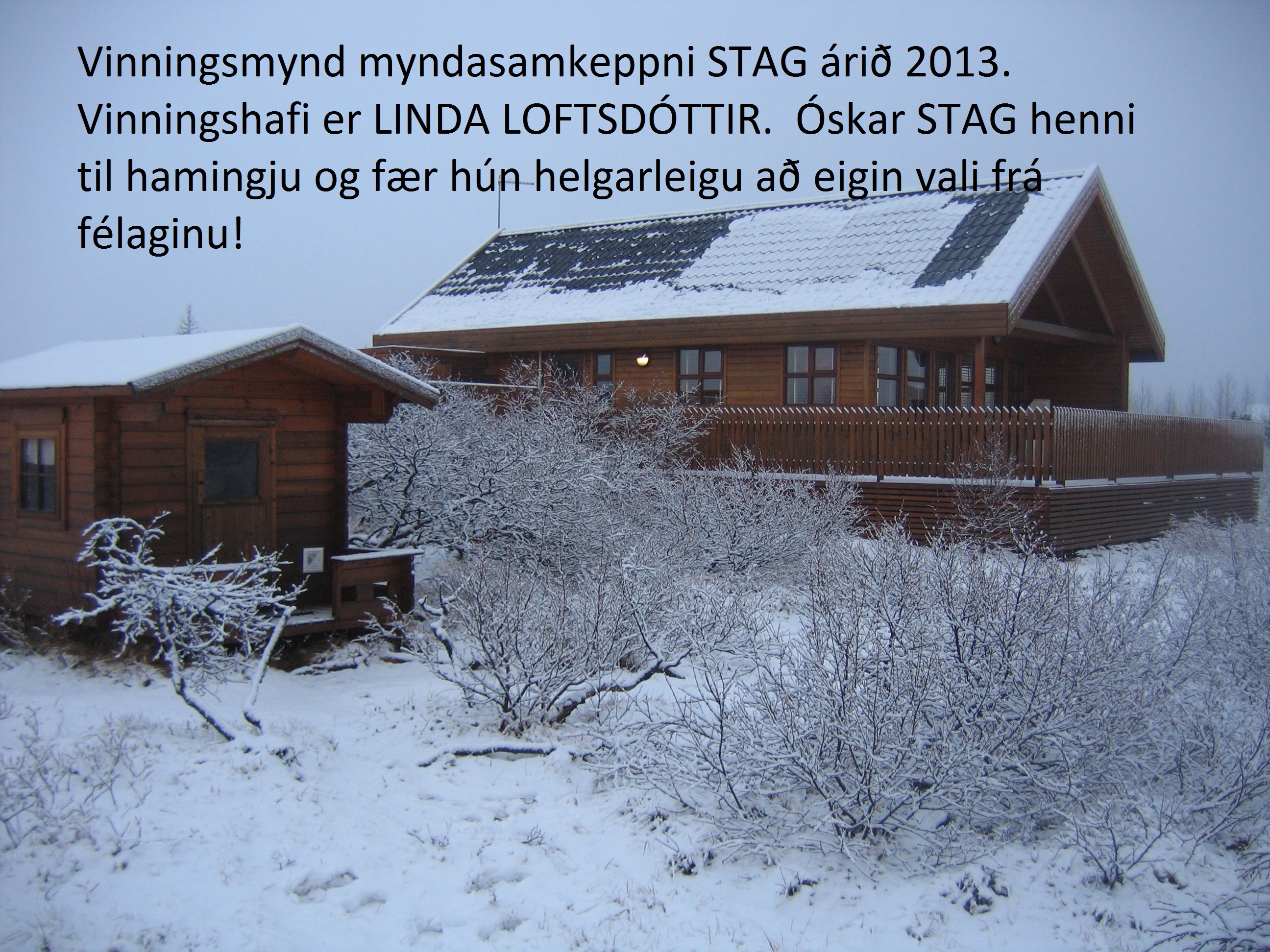 Vinningsmynd myndasamkeppni STAG